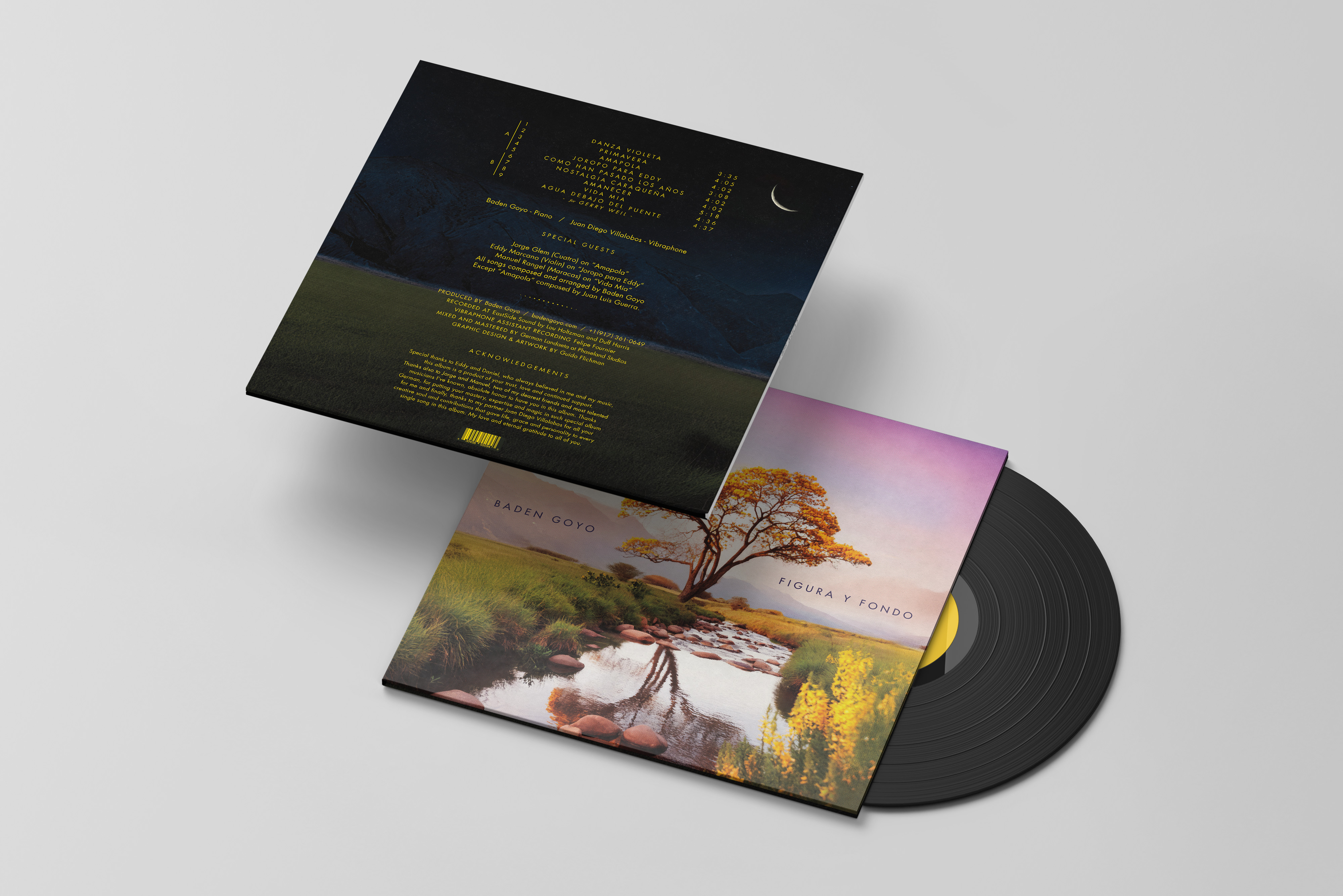 Baden Goyo Figura y Fondo vinyl artwork